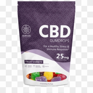 Cbd Gumdrops 25 Mg - Cbd Gummy Dosage Chart, HD Png Download