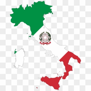 Map,world,italy - Italy Flag Map Png, Transparent Png