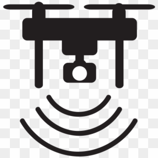 Drone Icon Design Connection Connect Wifi Transmition - Drone For People Icon, HD Png Download