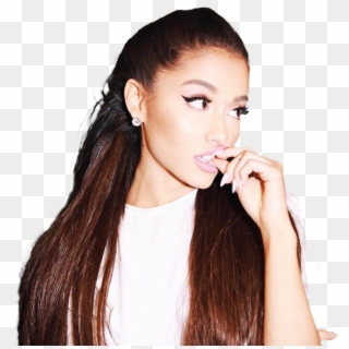 Transparent Ariana Grande Png Tumblr - Ariana Grande Lip Bite, Png Download