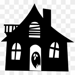 Onlinelabels Clip Art - Scary House Clip Art, HD Png Download
