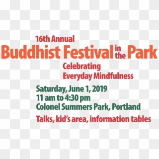 Buddhist Festival In The Park - Parallel, HD Png Download