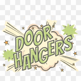 Door Hangers Greeting - Illustration, HD Png Download