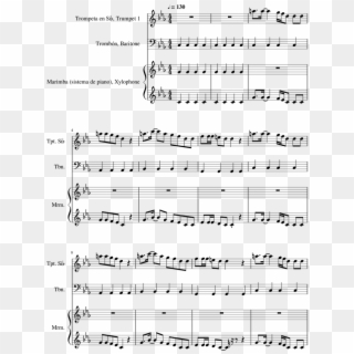 Adele Sheet Music For Trumpet, Trombone, Percussion - Sheet Music, HD Png Download