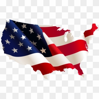 Hd America Transparent Flag Usa Us - Us Flag Shape Of Country, HD Png Download