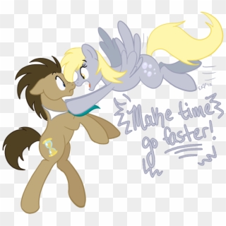 Transparent Plague Clipart - Mlp Derpy Hooves X Doctor Whooves, HD Png Download