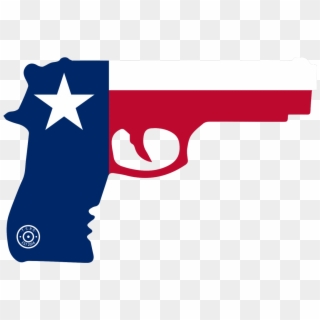 State Of Texas Gun Window Decal - Arizona Flag With Guns, HD Png Download
