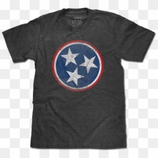 Tennessee Flag Tee - Tennessee Flag Shirt, HD Png Download