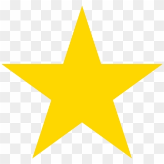 Goldstar - Yellow Star With Black Background, HD Png Download