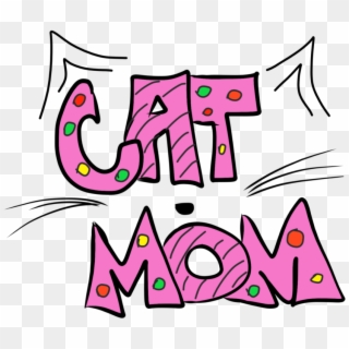 Hand Drawn Cat Mom Png Transparent Example Image, Png Download