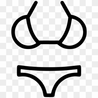 Swim Suit Pool Bikini Woman - Clothing, HD Png Download