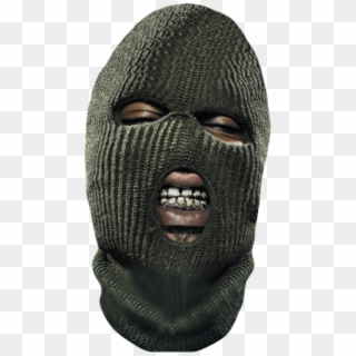 #young #buck #gunit #skimask #gold #teeth #grillz , - Ski Mask And Grill, HD Png Download
