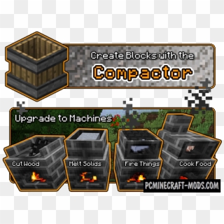 New Blocks Mod For Minecraft - Pyrotech Minecraft, HD Png Download