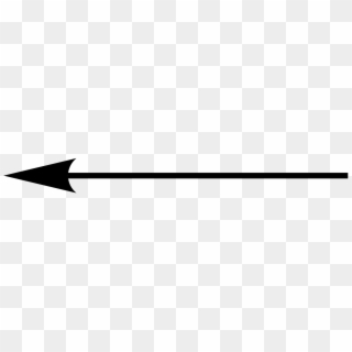 Line art arrow with black thin line. PNG with transparent