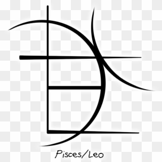 Sigil Zodiac Libra Symbol Leo - Line Art, HD Png Download