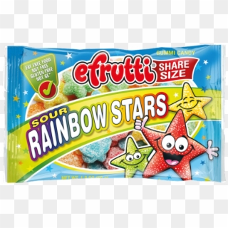 Efrutti Sour Rainbow Stars 50g, HD Png Download