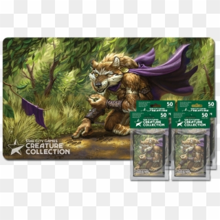 Starcitygames Creature Collection Playmat Mtg Panda - Pc Game, HD Png Download