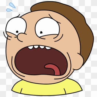 Morty Png - Rickandmorty Scaredmorty1500 - Rick And Morty Stickers Whatsapp, Transparent Png