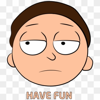Rick And Morty Face Png, Transparent Png