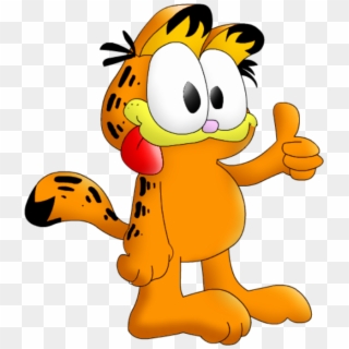 Garfield Funny Image - Garfield En Dibujos Animados, HD Png Download
