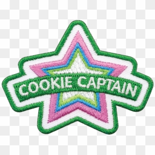 Transparent Cookie Clip Art - Cookie Captain Girl Scout Patch, HD Png Download