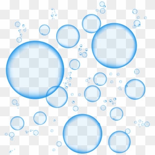 Clip Art Vector Bubbles Png And Clip Art Inspiration - Blue Transparent Bubble Png, Png Download
