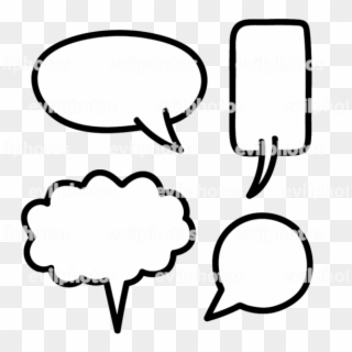 Speech Bubble Drawing Vector And Stock Photo, HD Png Download