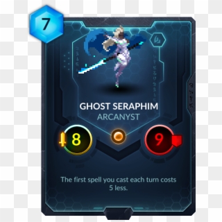 Ghost Seraphim - Duelyst Card, HD Png Download