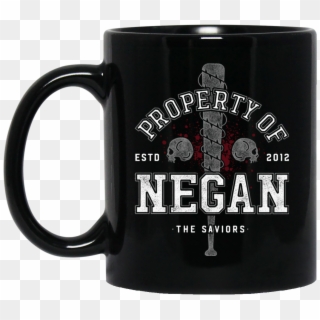 Property Of Negan Coffee Mugs   Class Lazyload Fade-in - Mug, HD Png Download