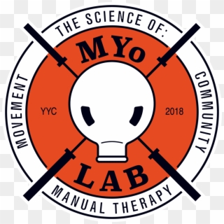 Myo Lab Black And Orange Logo On Light Background Vector - Circle, HD Png Download