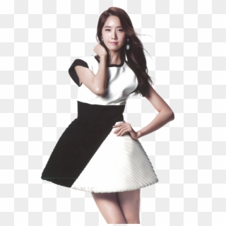 White,clothing,fashion Dress,photo And Hair,knee,formal - Yoona The Best Album, HD Png Download