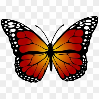 Free Images On Pixabay - Monarch Butterfly Clipart, HD Png Download