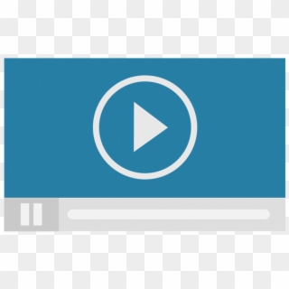 Flat Video Icon Png - Sign, Transparent Png
