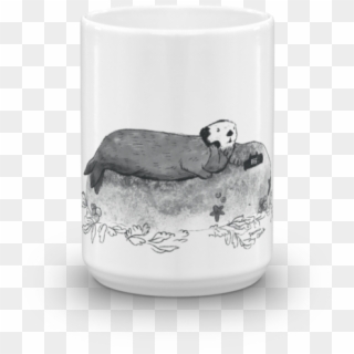 Sea Otter On Phone Mug - Toy Fox Terrier, HD Png Download
