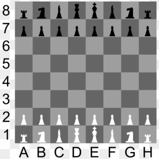 Chess Board Rows And Columns, HD Png Download
