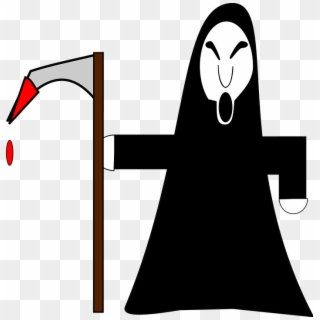 Grim Reaper Cartoon Png, Transparent Png