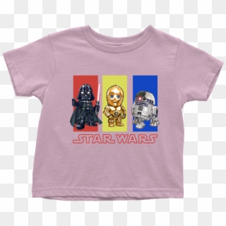 Star Wars Darth Vader R2d2 C3po Toddler T Shirt Boy - Darth Vader, HD Png Download