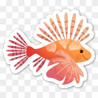 Lionfish Sticker, HD Png Download