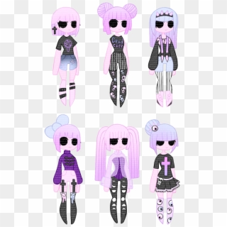 Cute Pastel Goth Girls, HD Png Download