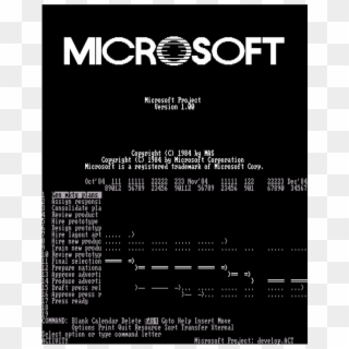 Microsoftprojectthen2, HD Png Download