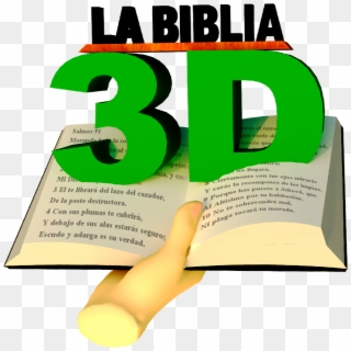 La Santa Biblia 3d Para Pc/celulares/tabletas [español - Graphic Design, HD Png Download