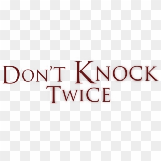 Don T Knock Twice - Jackson National Life Insurance, HD Png Download