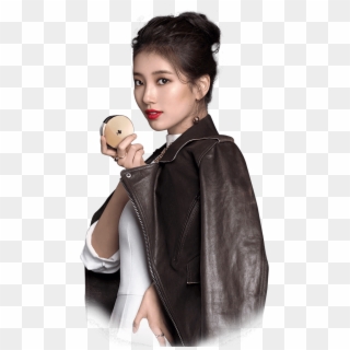 Transparent Bae Suzy Png - Leather Jacket, Png Download