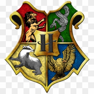 Gryffindor House Harry Potter Hogwarts Slytherin Crest - Harry Potter Houses Clipart, HD Png Download