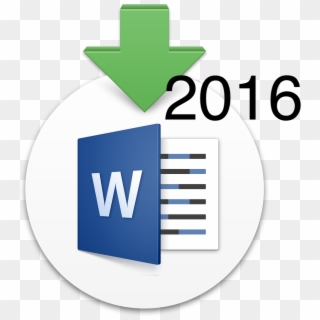 Transparent Clipart For Microsoft Word - Microsoft Word 2016 Icon, HD Png Download