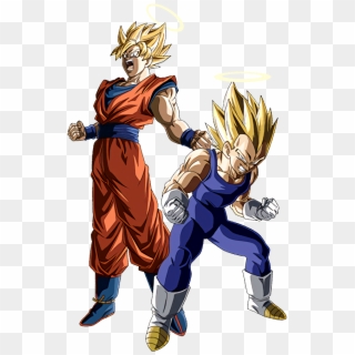 Goku And Vegeta Png - Vegeta Buu Saga Ssj, Transparent Png