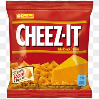 Cheez It Junk Food Cartoon Clipart Cheese Snack Product - Bag Of Cheez Its, HD Png Download