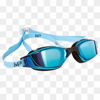 Blue Michael Phelps Goggles, HD Png Download