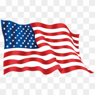 Flag Of The United States Clip Art - Clip Art American Flag Transparent, HD Png Download