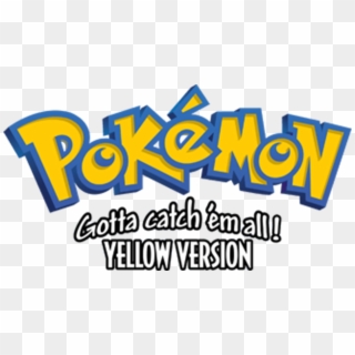 Title Screen, With The Name Pokemon Yellow Version - Pokemon Esmeralda Logo Png, Transparent Png